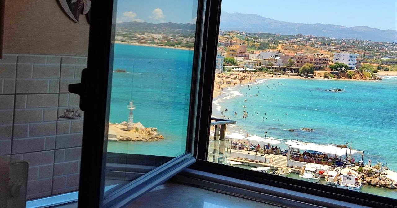 Ferienwohnung Panoramic Sea View Chania  Exterior foto