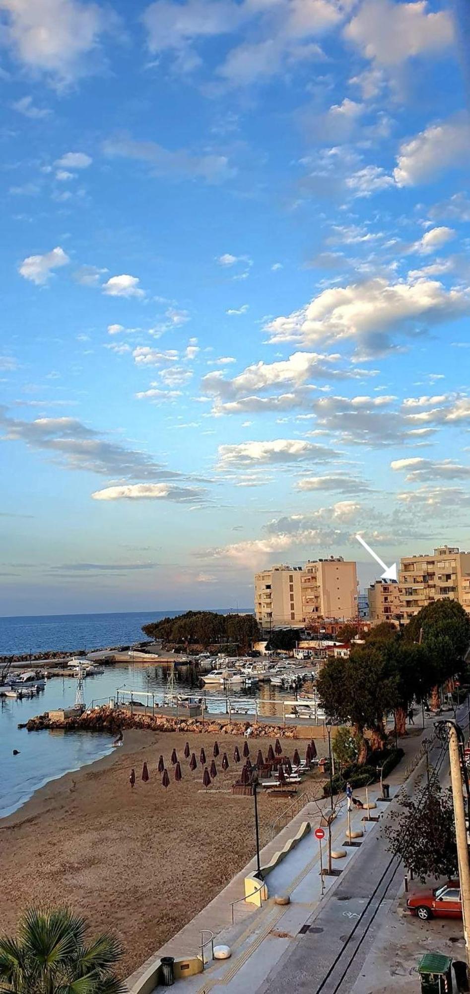 Ferienwohnung Panoramic Sea View Chania  Exterior foto