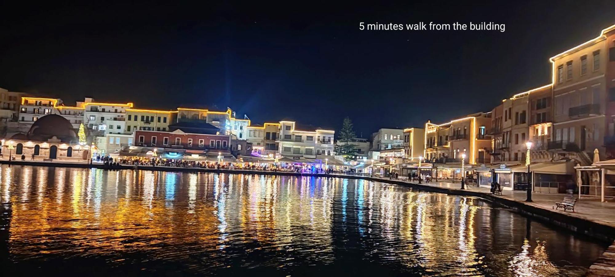 Ferienwohnung Panoramic Sea View Chania  Exterior foto