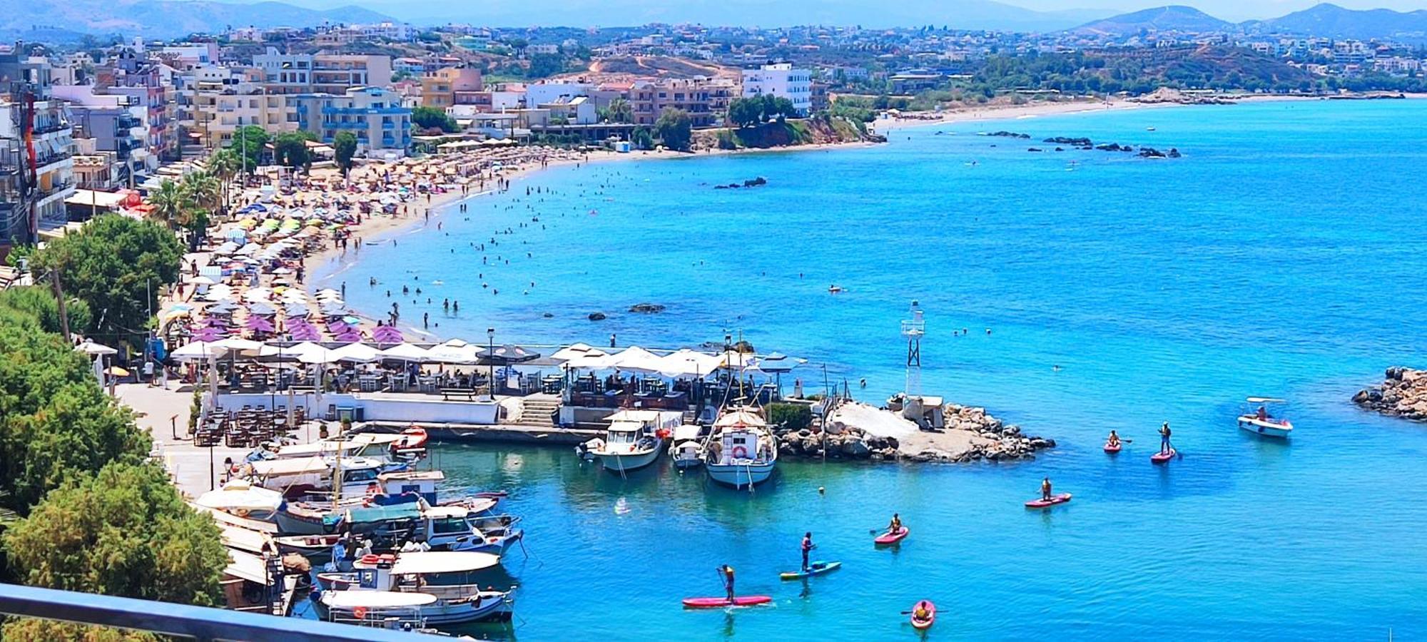 Ferienwohnung Panoramic Sea View Chania  Exterior foto