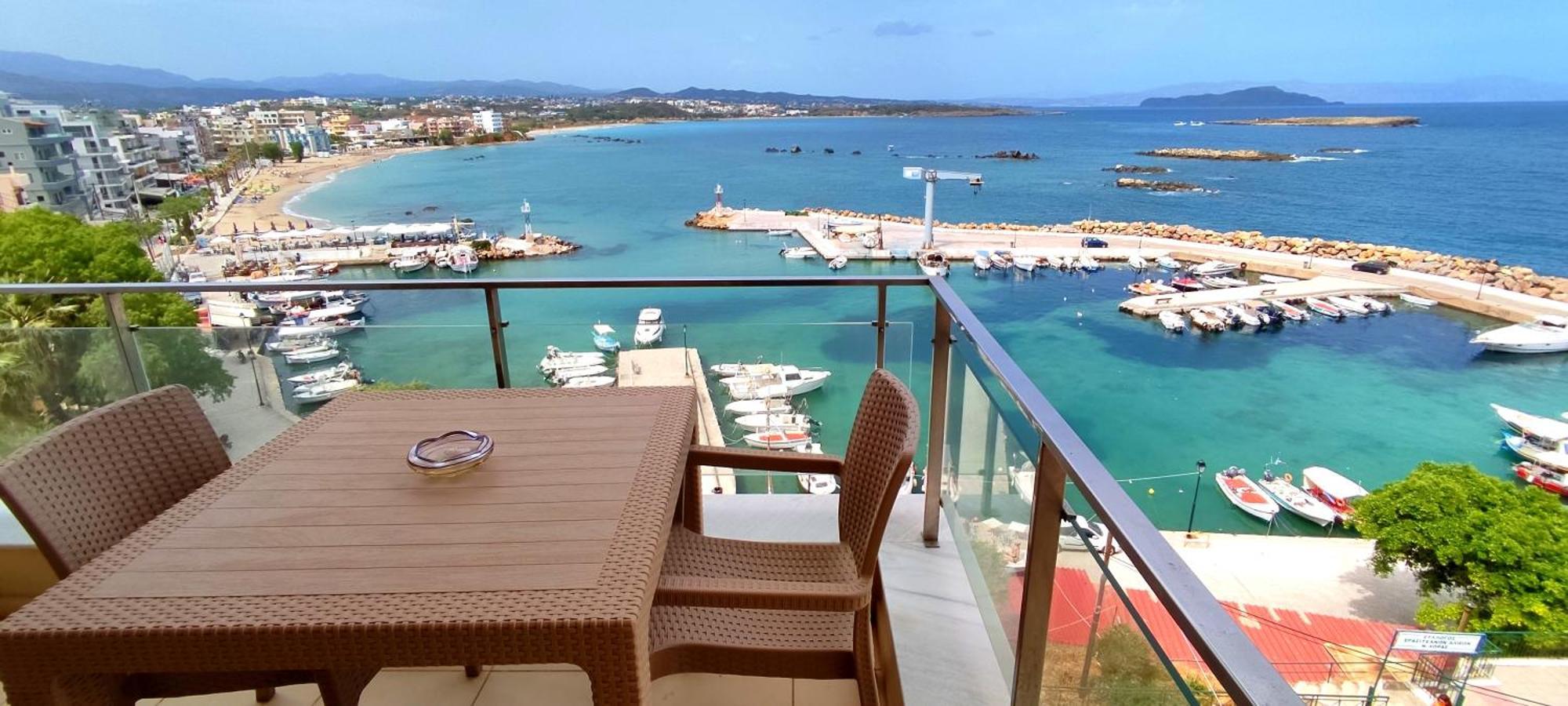 Ferienwohnung Panoramic Sea View Chania  Exterior foto