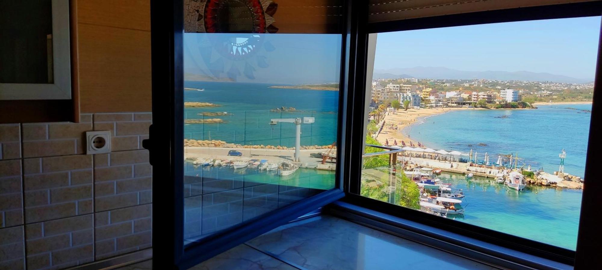 Ferienwohnung Panoramic Sea View Chania  Exterior foto
