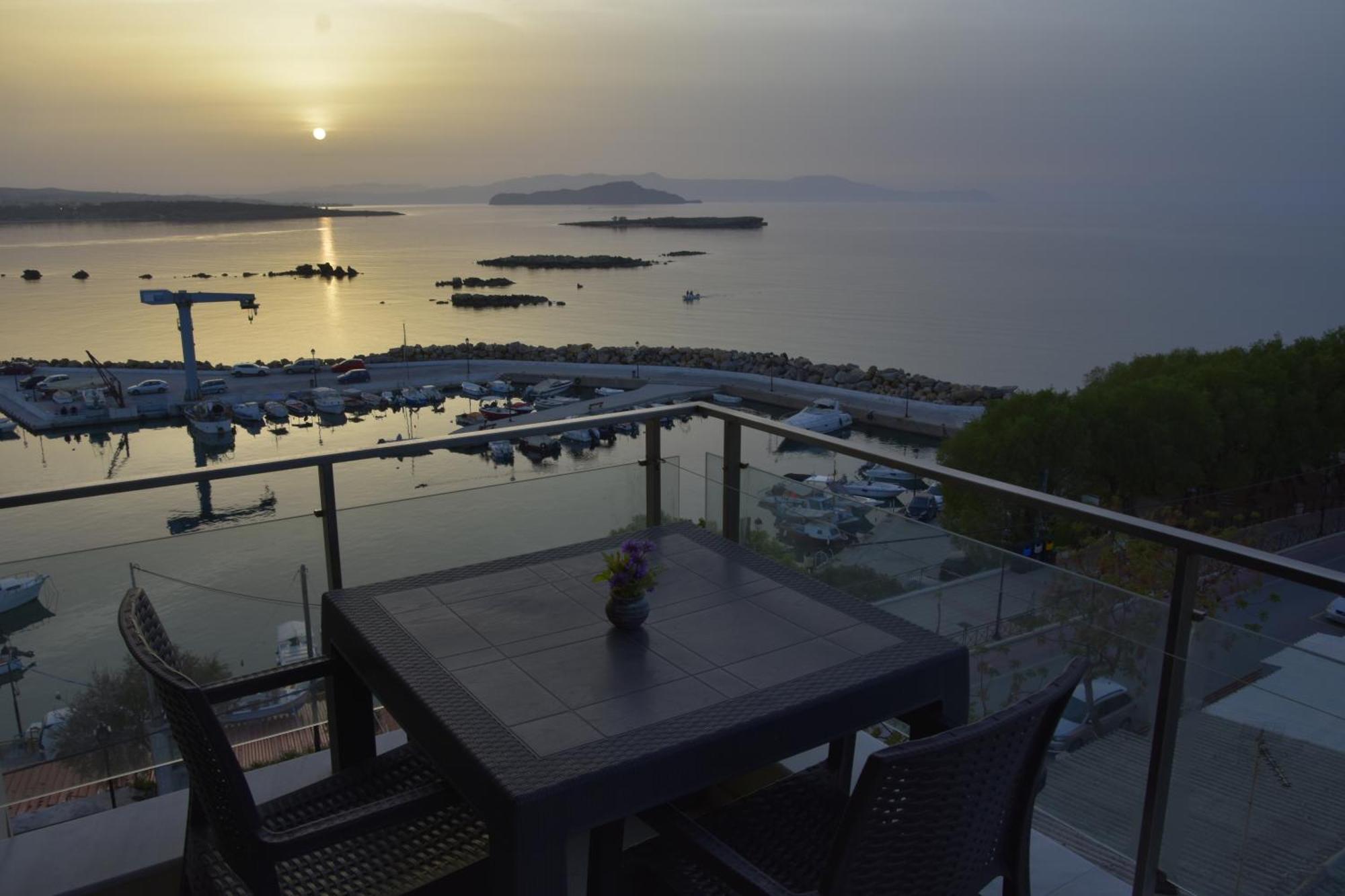 Ferienwohnung Panoramic Sea View Chania  Exterior foto