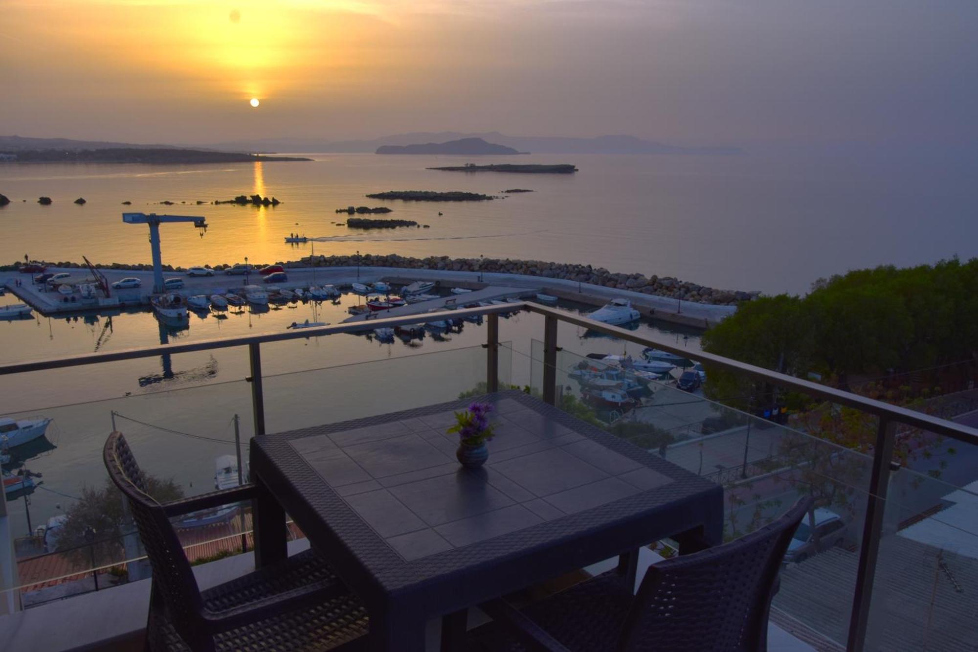 Ferienwohnung Panoramic Sea View Chania  Exterior foto