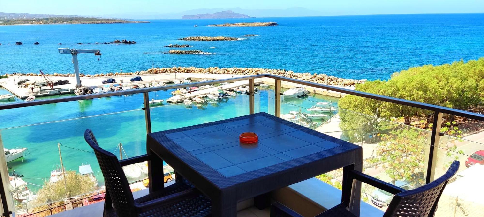 Ferienwohnung Panoramic Sea View Chania  Exterior foto