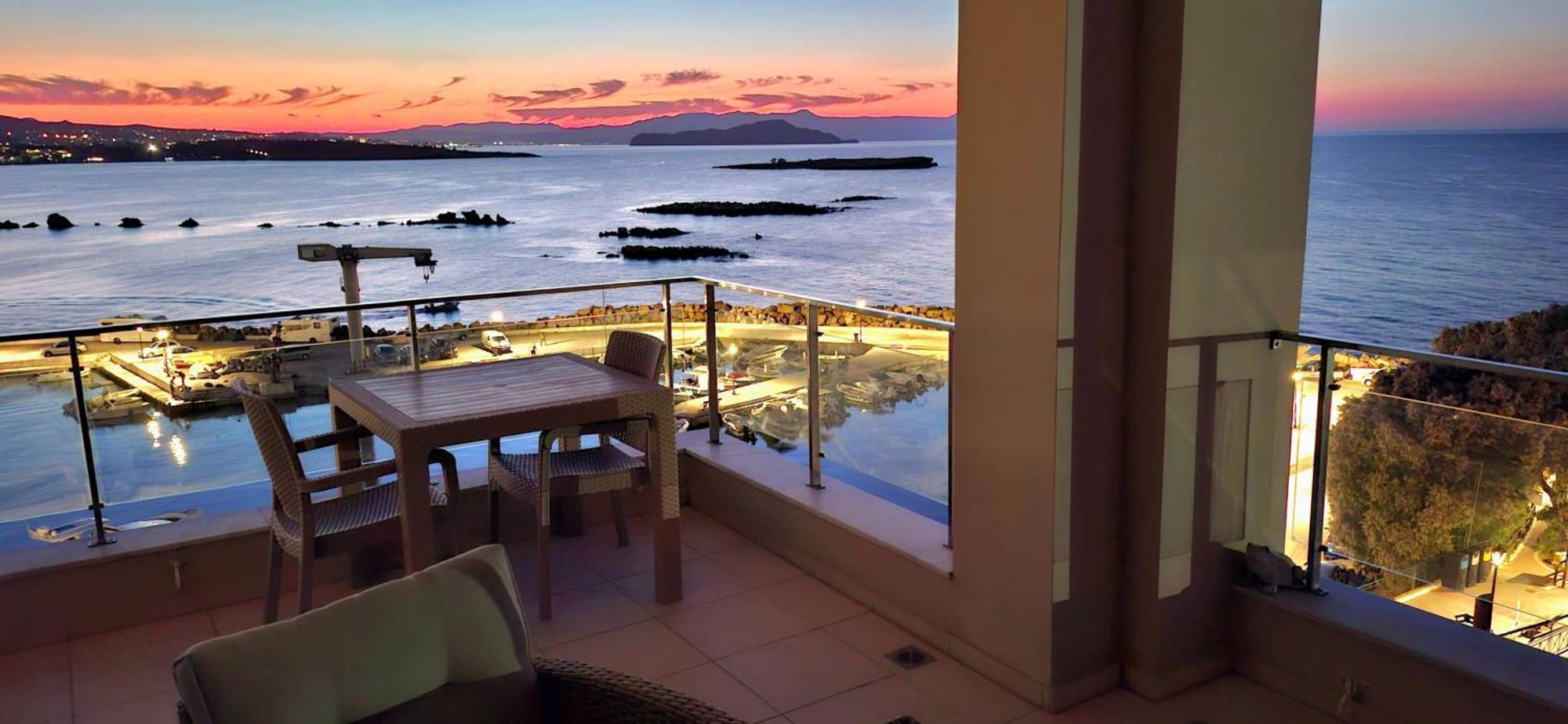 Ferienwohnung Panoramic Sea View Chania  Exterior foto