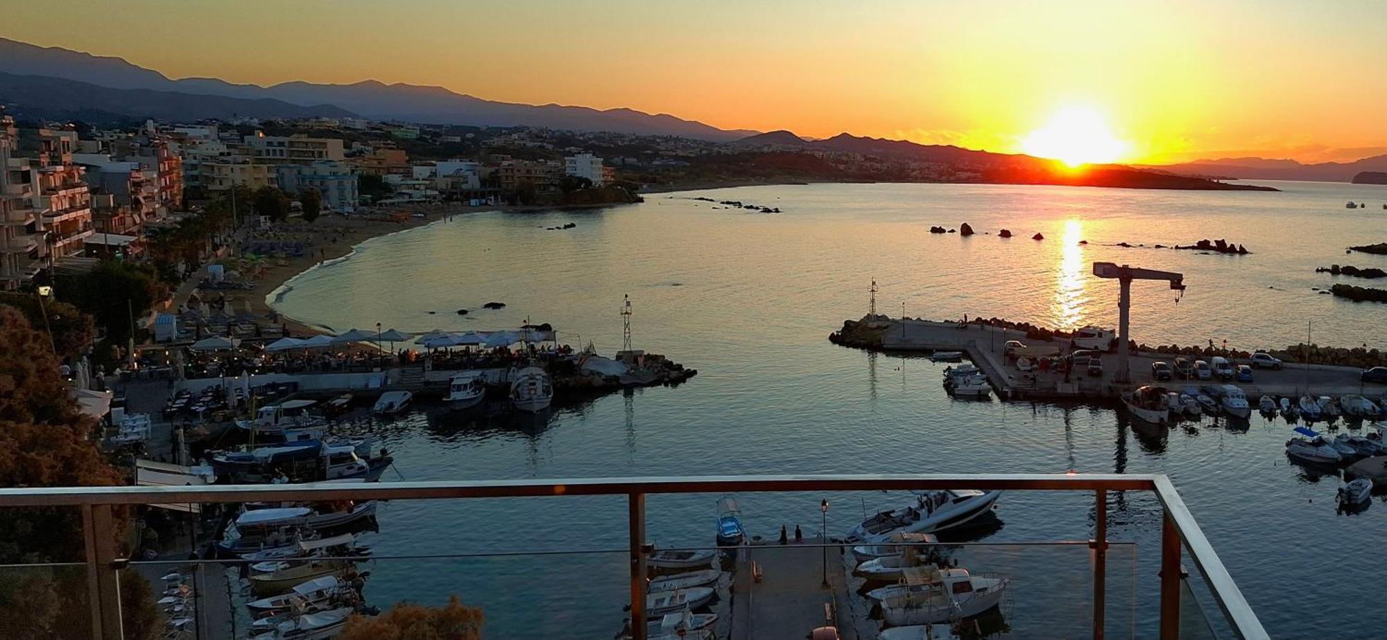 Ferienwohnung Panoramic Sea View Chania  Exterior foto