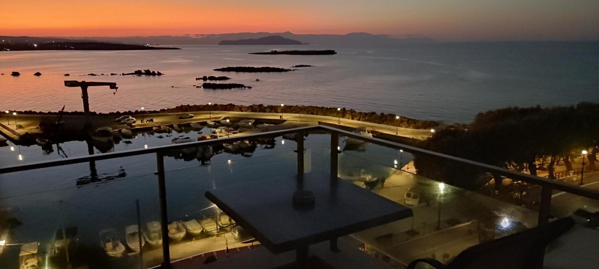Ferienwohnung Panoramic Sea View Chania  Exterior foto