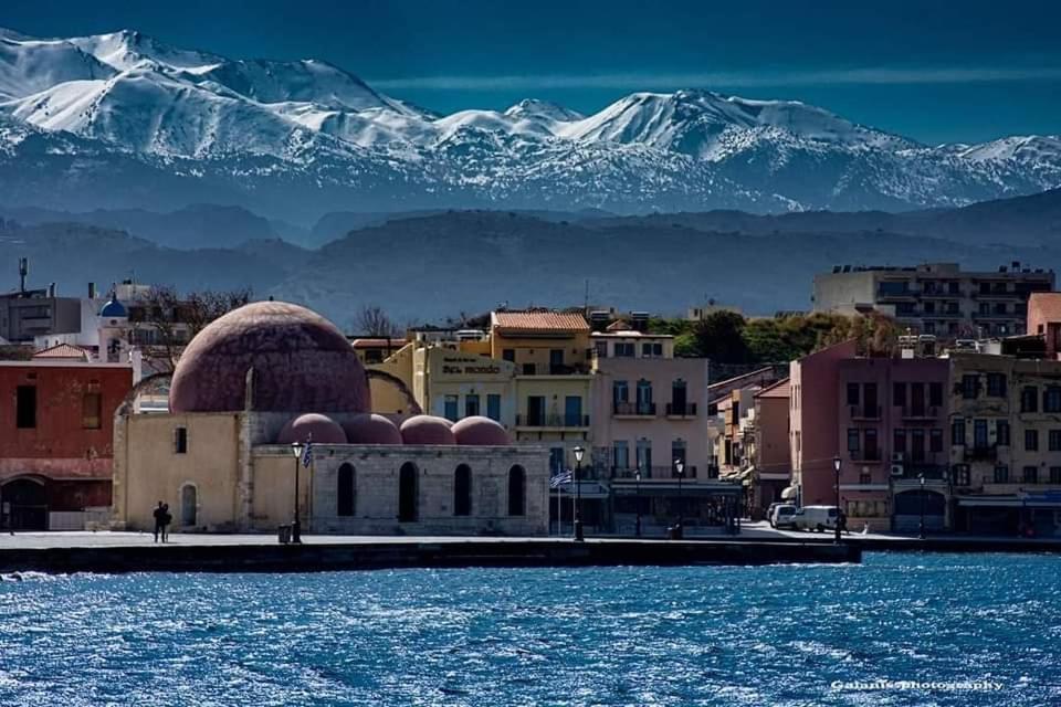 Ferienwohnung Panoramic Sea View Chania  Exterior foto