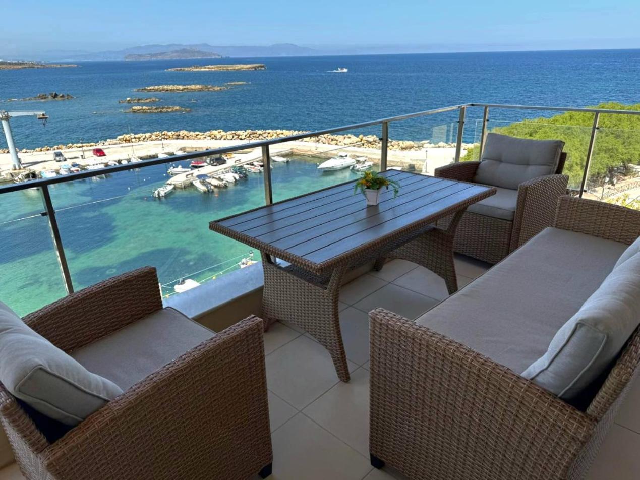 Ferienwohnung Panoramic Sea View Chania  Exterior foto