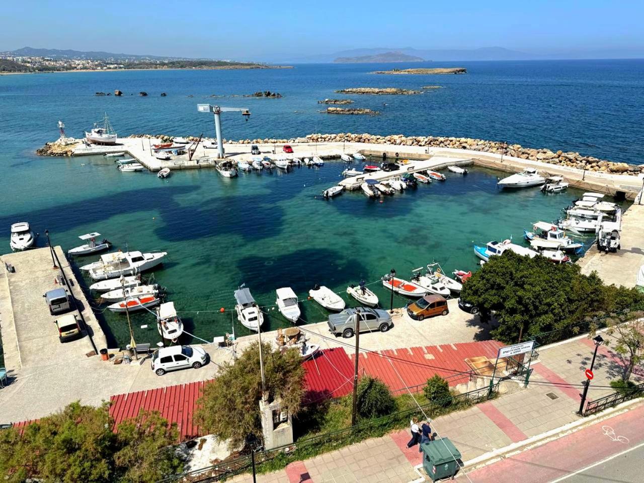 Ferienwohnung Panoramic Sea View Chania  Exterior foto