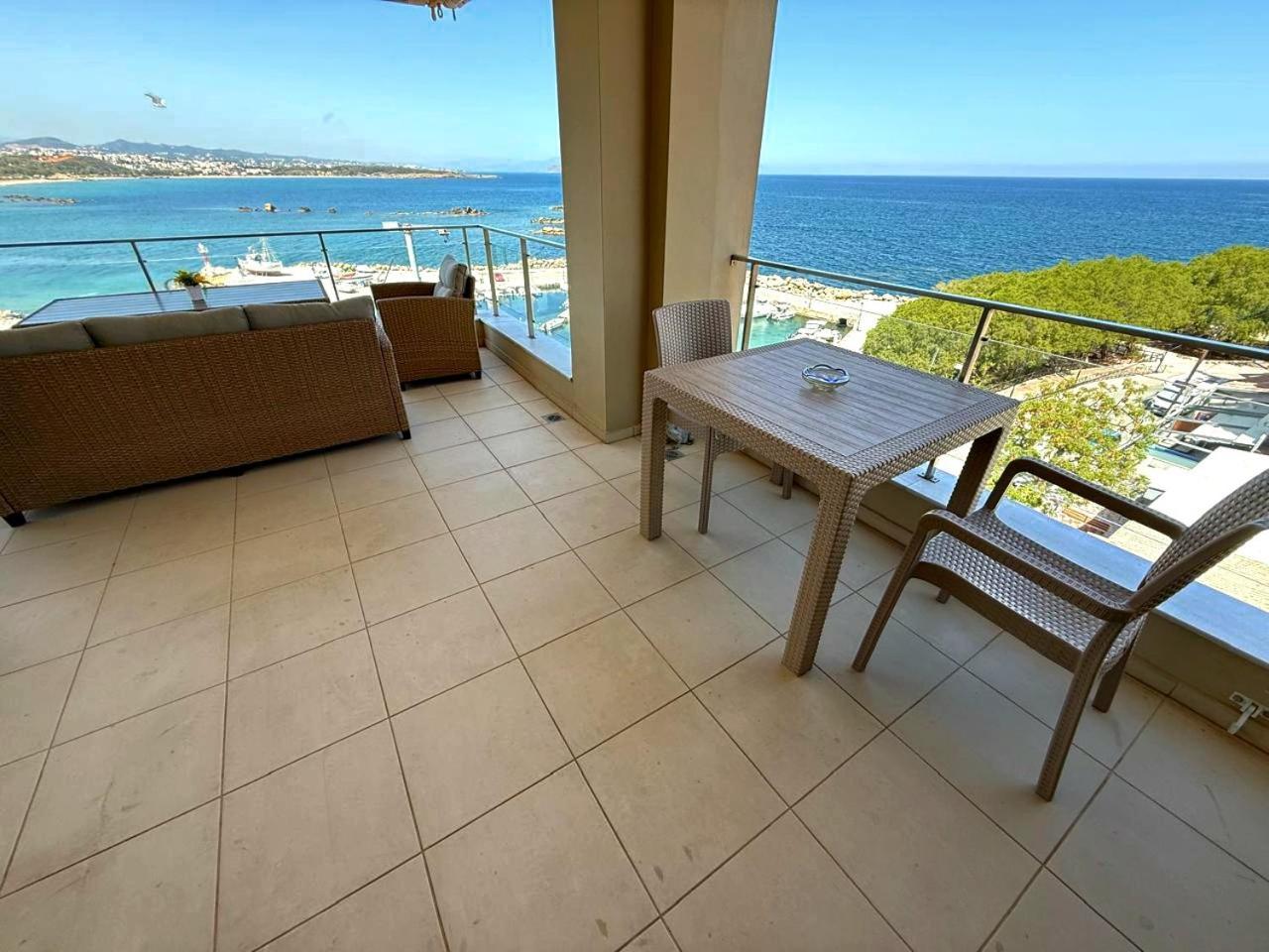 Ferienwohnung Panoramic Sea View Chania  Exterior foto